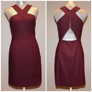 NWT Elizabeth & James Shiraz Burgundy Dress Size 2